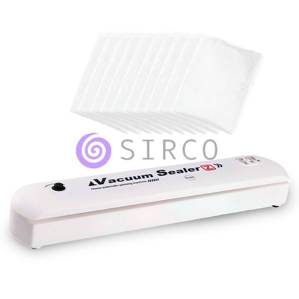 Кухонный вакуумный упаковщик пищевых продуктов, вакууматор Vacuum sealer Белый 10k01p035v1 фото