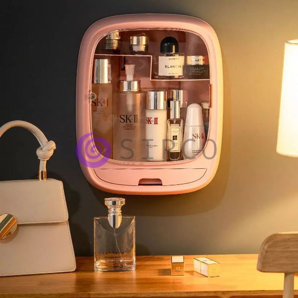 Настінний органайзер для зберігання косметики Wall-Mounted cosmetic case (325 x 270 x 110 мм) (237) 07k04p076 фото