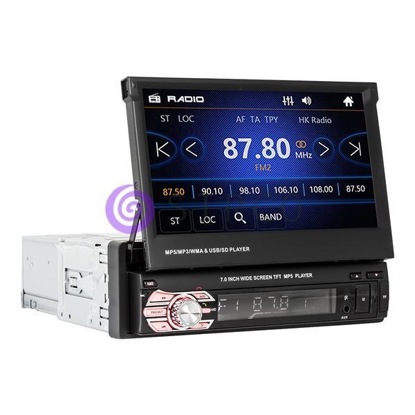 Автомобільна Bluetooth автомагнітола у машину з висувним екраном SWM 9601G Car Stereo (205) 04k05p026 фото