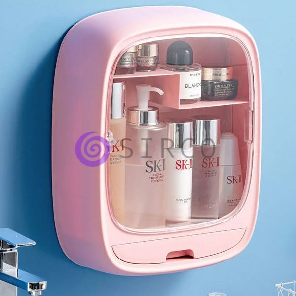 Настінний органайзер для зберігання косметики Wall-Mounted cosmetic case (325 x 270 x 110 мм) (237) 07k04p076 фото