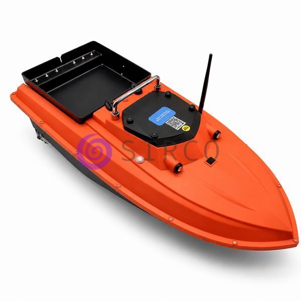 Прикормочний кораблик D80 з GPS 99 точок 1 бункер 3 кг швидкість до 30 км/год 60000 мАч, Помаранчевий (SF) 02k04p602v3 фото