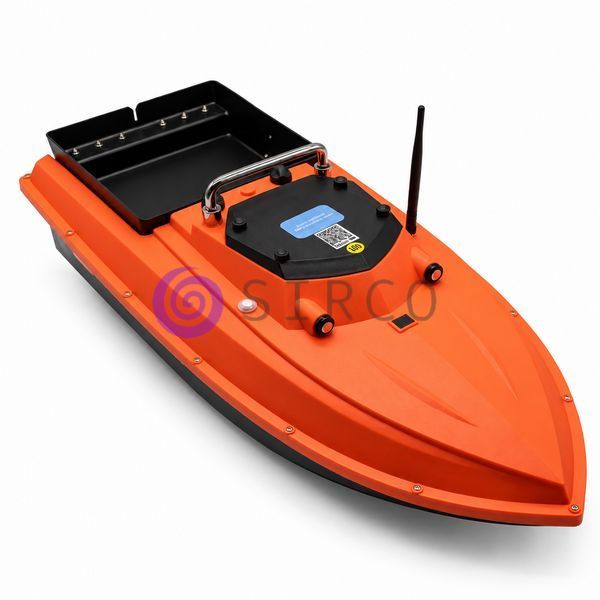Прикормочний кораблик D80 з GPS 99 точок 1 бункер 3 кг швидкість до 30 км/год 60000 мАч, Помаранчевий (SF) 02k04p602v3 фото