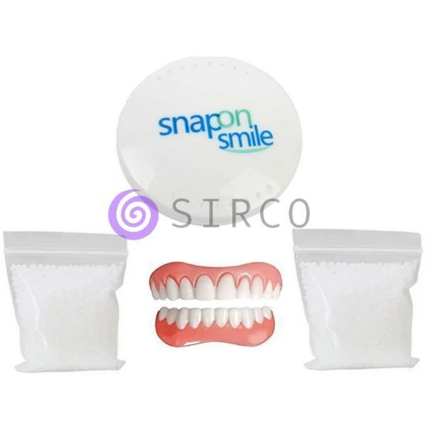 Знімні вініри на верхні та нижні щелепи Snap On Smile в кейсі/Накладки на зуби/Вініри з яснами(AX) Знімні вініри на верхні та нижні щелепи Snap On Smile в кейсі/Накладки на зуби/Вініри з яснами(AX) фото