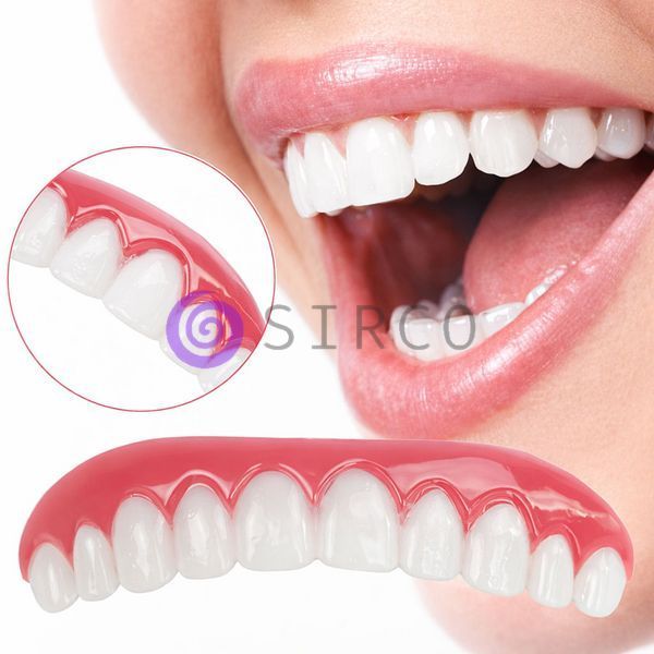 Знімні вініри на верхні та нижні щелепи Snap On Smile в кейсі/Накладки на зуби/Вініри з яснами(AX) Знімні вініри на верхні та нижні щелепи Snap On Smile в кейсі/Накладки на зуби/Вініри з яснами(AX) фото