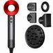 Фен для волосся HAIR DRYER 5в1 з 5 насадками іонізацією та трьома режимами роботи, Червоний (X05/2870) 07k03p223v2 фото 4