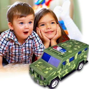 Сейф детский "Машина военная Hummer" YJ388-60/259 03k05p287 фото