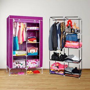 Складной тканевый шкаф HCX Storage Wardrobe 8890 01k04p033 фото