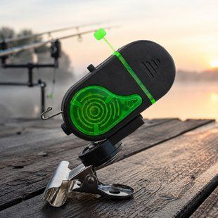 Світловий сигналізатор клювання HBL-01 зелений для донної риболовлі фідера та коропових снастей (988) 02k04p485v1 фото