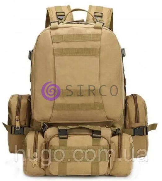 Рюкзак тактичний штурмовий Mission Pack Laser Cut Coyote 55 л Пісочний 08k01p017v1 фото