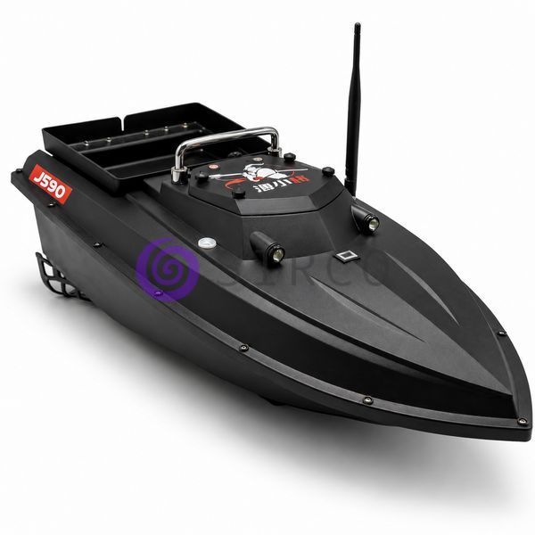 Кораблик прикормочний D80 з GPS для риболовлі 1 бункер до 3 кг автоповернення 38000 mAh, чорний(SF) 02k04p603v1 фото