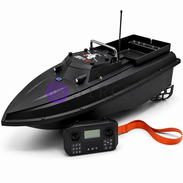 Кораблик прикормочний D80 з GPS для риболовлі 1 бункер до 3 кг автоповернення 38000 mAh, чорний(SF) 02k04p603v1 фото