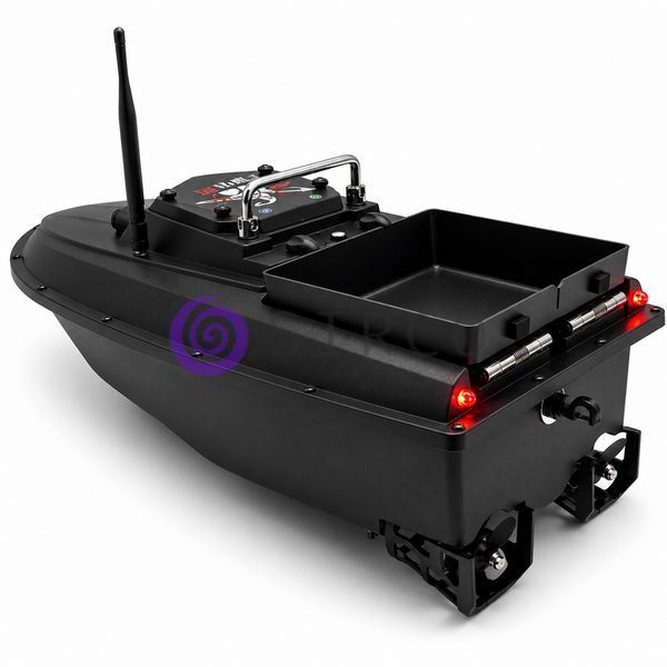 Кораблик прикормочний D80 з GPS для риболовлі 1 бункер до 3 кг автоповернення 38000 mAh, чорний(SF) 02k04p603v1 фото