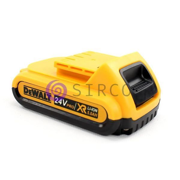 Аккумулятор DeWalt (24V, 5AH) 2 контакта, под базу с индикацией 04k10p025v2 фото