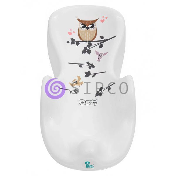 Гірка для купання дітей "Plus baby" Маленька сова (Біла) Tega Baby/PB-SOWA-003-103/(SB) 03k20p008 фото