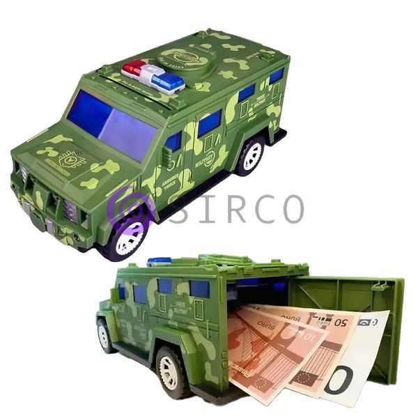Сейф дитячий "Машина військова Hummer" YJ388-60/259 03k05p287 фото