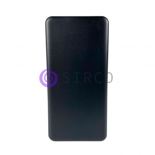 Портативний зарядний пристрій-повербанк micro-usb, type-c, usb-a УМБ Power Bank 10000 mAh Чорний 11k12p303v4 фото