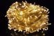 Новогодняя гирлянда прозрачный провод XMAS Теплый белый нить 200 LED (15 метров) 12k01p003v1 фото 2