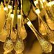 Новорічна водонепроникна Гірлянда крапля 20шт 4м (синій, білий, мікс, теплий білий) 12k01p067v1 фото 6