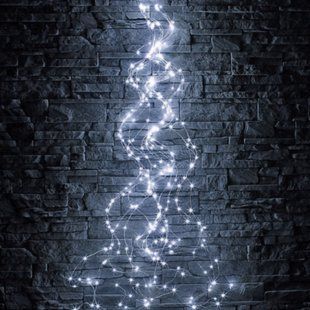 Новогодняя гирлянда "Конский хвост" 600 LED: 20 линий по 3 м, 30 диодов/ нить, холодный белый 12k01p010v1 фото