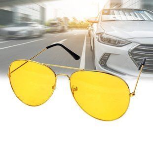 Антивідблискові окуляри нічного бачення Night View Glasses, окуляри антифари, Жовтий (ЖЯ) 04k03p076 фото