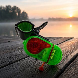 Світловий сигналізатор клювання HBL-04X зелений для донної риболовлі фідера та коропових снастей (988)  02k04p485v2 фото
