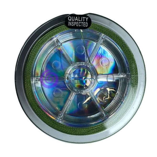 Леска Kaidapro Fighters 4X 100м, 27кг, 0,35мм Dark green 02k04p174v2 фото