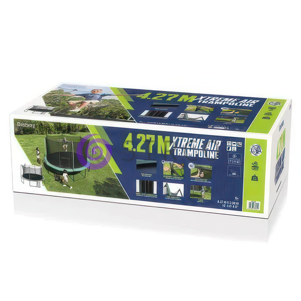 Дитячий батут зі сходами та захистом Bestway 59105, 427 х 286 см (AT) 02k09p083v4 фото