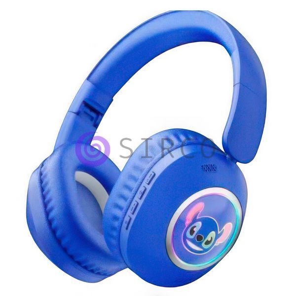Беспроводные накладные bluetooth мультяшные наушники "Стич" KT-100 (509/4665) 11k01p181 фото