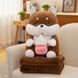 М&rsquo;яка іграшка-подушка у вигляді милого хаскі MALLOORY HOME 79-9/12119, Коричневий (BOT) 03k01p197v3 фото 2