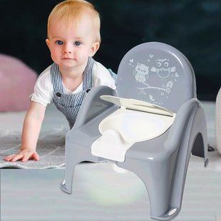 Горшок детский &ndash; стульчик "Сова" с музыкой (Серый) TegaBaby/PO-064-106/SB 03k20p070 фото
