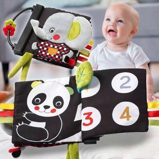 Детская развивающая сенсорная мягкая игрушка-книжка с картинками BabyOno "C-More" (779) (SB) 03k17p394 фото