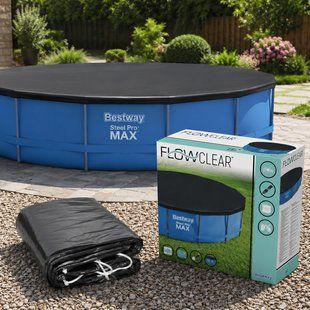 Накриття для басейну Bestway 58038 457 см тент для круглого каркасного басейну ПВХ (AT) 02k12p339v2 фото