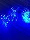 Новорічна гірлянда "Кінський хвіст" 600 LED: 20 ліній по 3 м, 30 діодів / нитка, синій 12k01p010v2 фото 3