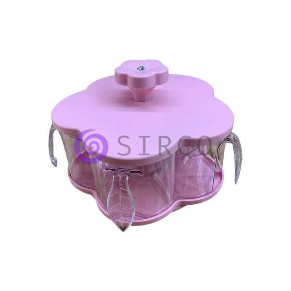 Органайзер Для Сахара и круп ROUND BOX розовый / 2312 10k10p182v1 фото
