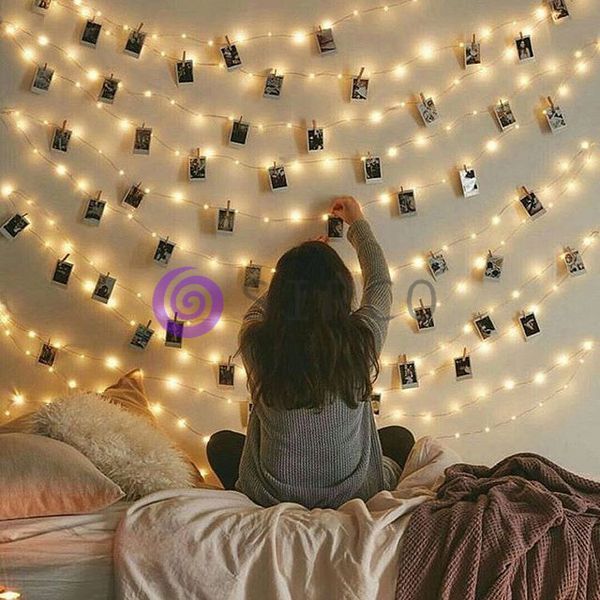 Новорічна гірлянда "Кінський хвіст" 600 LED: 20 ліній по 3 м, 30 діодів / нитка, синій 12k01p010v2 фото
