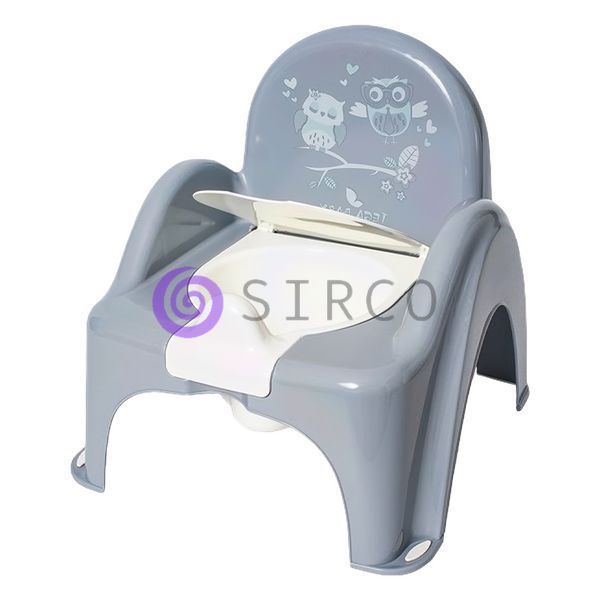 Горщик дитячий &ndash; стільчик "Сова" з музикою (Сірий) TegaBaby/PO-064-106/SB 03k20p070 фото