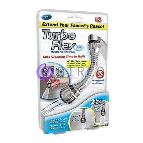 Насадка на Кран Економітель води TURBO FLEX 360 (X05/0421) 01k05p008 фото