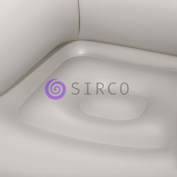 Надувне крісло з пуфиком для ніг Bestway Comfi Cube Lounger 75137 107&times;99&times;80 см Сірий 02k10p510v1 фото