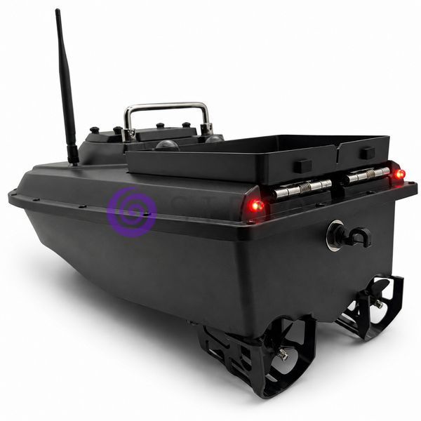 Кораблик прикормочний D80 з GPS для риболовлі 1 бункер до 3 кг автоповернення 60000 mAh, чорний(SF) 02k04p603v3 фото