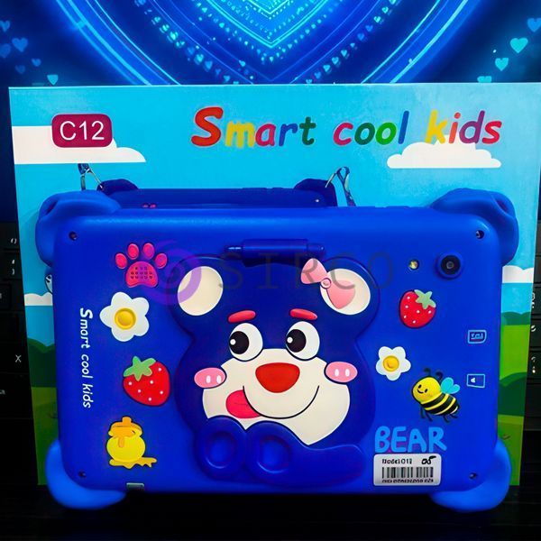 Дитячий планшет Smart Cool Kids C12 для дітей 8 ГБ ОЗП / 256 ГБ ПЗП Android дисплей 7 дюймів Синій (509/4262) 03k12p371v1 фото