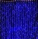 Новогодняя гирлянда Xmas Водопад прозрачный провод 240 Led диодов (на коробке 400) 2.5*1.5м Синий 12k01p009 фото 4