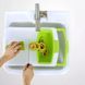 Кухонная разделочная доска на раковину Dish washing 3в1 (212) 10k10p024 фото 5