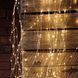 Новорічна гірлянда "Кінський хвіст" 600 LED: 20 ліній по 3 м, 30 діодів / нитка, синій 12k01p010v2 фото 6