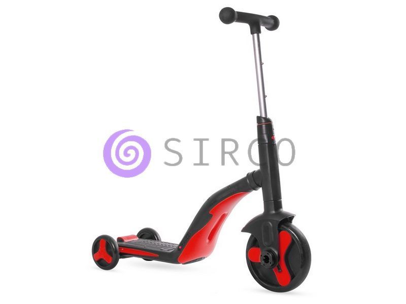 Детский трехколесный самокат-велобег трансформер с педалями 3 в 1 Scooter 868 Красный (212) 13k01p004v2 фото