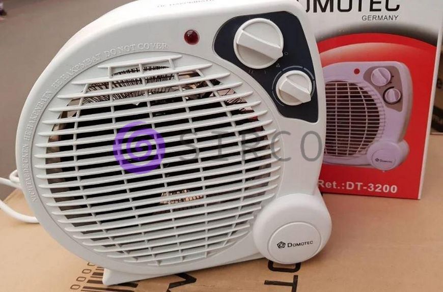 Тепловентилятор (Обогреватель) Domotec DT-3200 2000W 01k07p019 фото