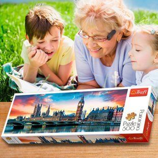 Пазлы "Панорама" &ndash; (500 эл.) &ndash; "Биг-Бен: Лондон" 29507/ Trefl (SB) 03k19p185 фото