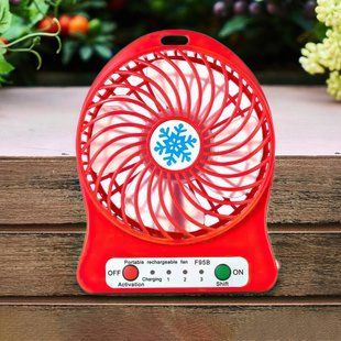 Мини-вентилятор Portable Fan Mini Красный 01k07p015v1 фото