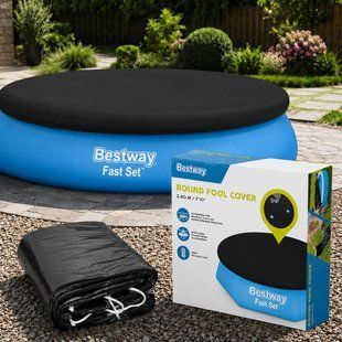 Накриття для басейну Bestway 58032 244 см тент для круглого надувного басейну ПВХ (AT) 02k12p339v1 фото