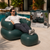 Надувне крісло з пуфиком для ніг Bestway Comfi Cube Lounger 75137 107&times;99&times;80 см Зелени 02k10p510v2 фото