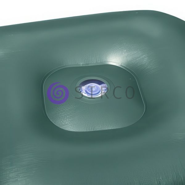 Надувне крісло з пуфиком для ніг Bestway Comfi Cube Lounger 75137 107&times;99&times;80 см Зелени 02k10p510v2 фото